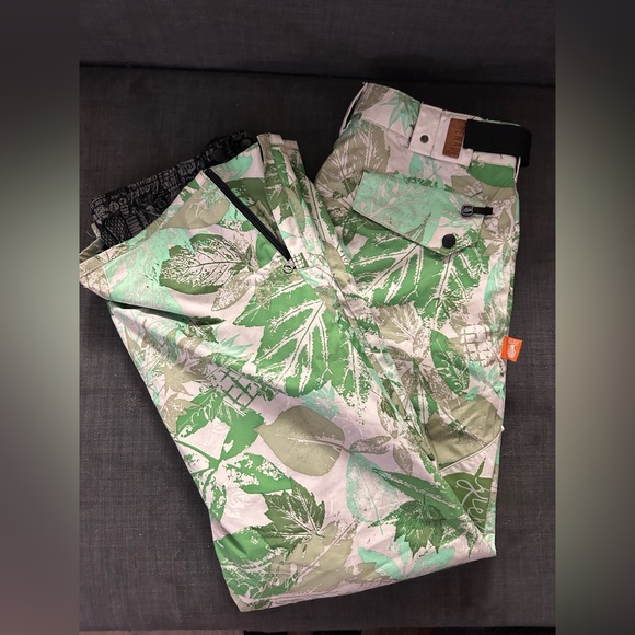 Grenade Insulated Ski Pants Winter Snow Waterproof Cargo Pocket Size Small - Picture 4 of 4